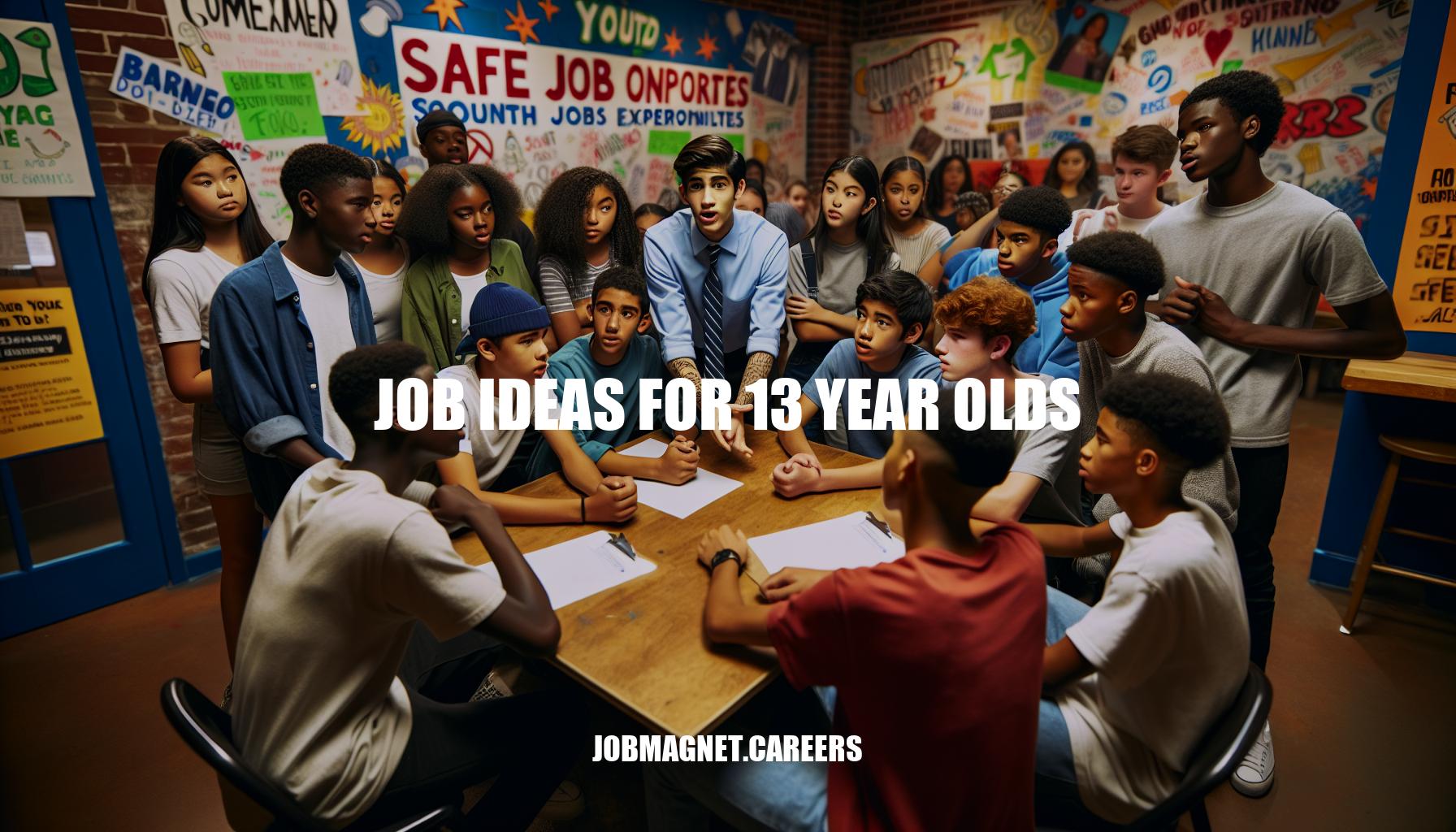 Top Job Ideas for 13 Year Olds: Finding Safe Work Opportunities